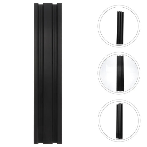 Two Pack Aluminum Extrusion Linear Rail With Black Anodized T Slot Profiles For CNC Machines And Precision 3D Printers