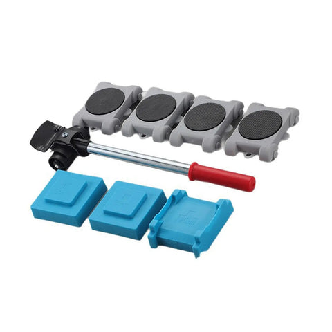 8 Pack ABS Moving Wheel Set For Quick Furniture Relocation Tool Free Assembly Anti Slip Sliders For Heavy Furniture