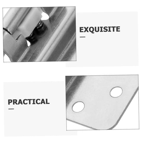 Close-up of self-closing recessed cabinet hinges showcasing exquisite and practical design features.