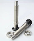 Dead Nuts Accurate M16 Stainless Steel Indexing Plunger Bolt With Nut for CNC woodworking assembly, featuring retractable design.