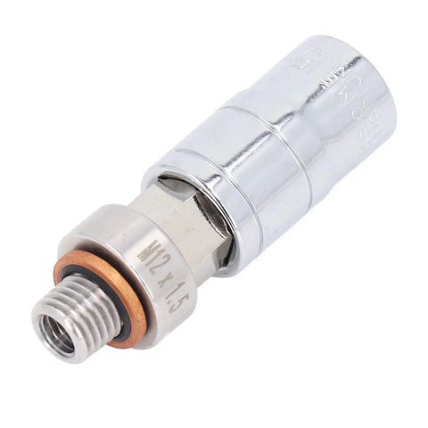 Premium Piggyback Oil Drain Plug Repair Kit For Auto Fix, stainless steel M12x1.5 threaded plug with washer