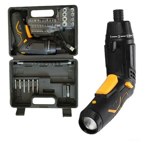 Heavy Duty Brushless Cordless Drill With Hella Powerful Torque For Wood And Metal Includes Full 47 Piece Accessory Set in case