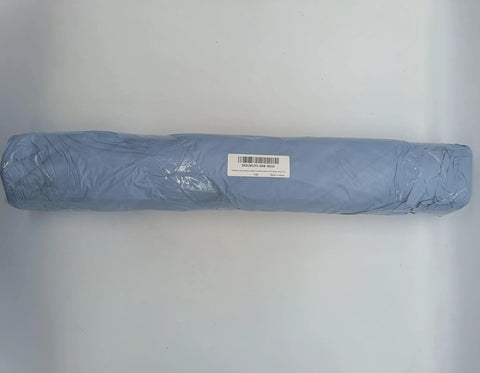 Ceramic fiber blanket insulation roll with single-sided aluminum foil facing, blue wrap, 1x0.61 m, 10 mm thick