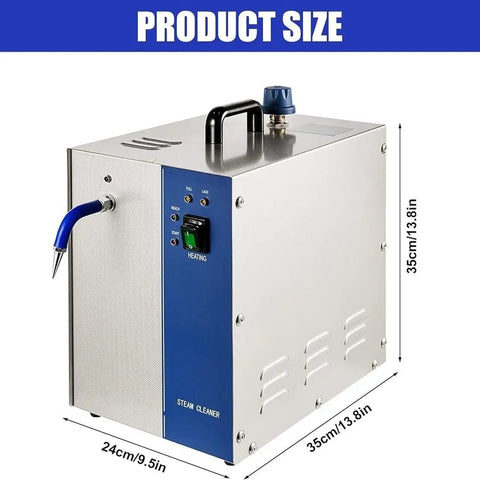 Heavy Duty Pro Grade Jewelry Steam Cleaner Machine for Snap Clean Gems Rings Necklaces Watches Eyeglasses Coins And Dentures, dimensions 35cm x 24cm.