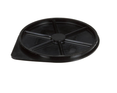 6-1/2 Inch Rubber Sink Stopper OEM Replacement Part For LRS Systems, heavy duty stopper shown from top angle