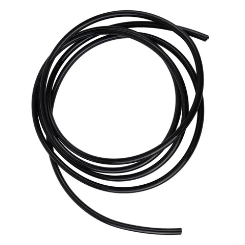 Top Grade PU Air Line Hose With Quick Connect Fittings Fits Tire Changer Machines Shop Repair Durable Black Tubing 6mm ID, coiled