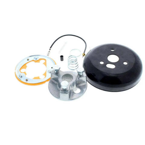 3-Bolt Steering Wheel Adapter For 1969-1994 GM Cars With Standard Bolt Pattern Includes Cover, Spring, Spacer, Plunger
