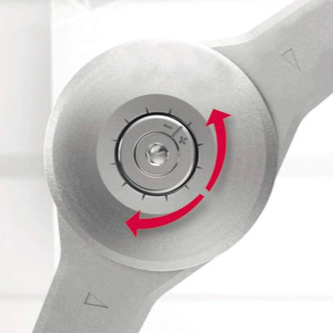 Close-up of adjustable tension knob on Soft Close Cabinet Lid Stay Hinge For Kitchen Wardrobe Cupboard Door Open Upward Or Downward