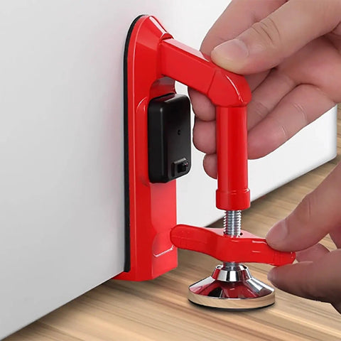 Keep Your Spot Locked Up Tight With This Built Tough Portable Door Jammer Stopper And Travel Anti Theft Blocker adjusting red door brace