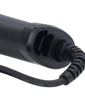 Close-up of USB Wired Barcode Scanner Handheld Reader 1D 2D fast accurate scanning connector and cable detail