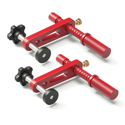Heavy Duty 20mm Woodworking Clamp Set With Protective Pads And Pins, Built For A Rock Solid Hold On Your Workbench, Adjustable Height
