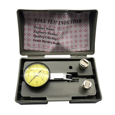 350mm Universal Dial Indicator With Magnetic Stand Base, 0-0.8mm Range, 0.01mm Resolution, Test Comparator Kit For Motorcycle Repair, Machining, Precision Alignment, Runout And Flatness Checks in case