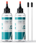 Two bottles of 100 Percent Silicone Treadmill Belt Lubricant For High Temperature Stability Keeps Your Run Smooth By Reducing Friction