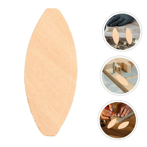 Top Shelf Woodworking Biscuit Joint Kit Brings You One Hundred Heavy Duty Biscuit Plates for Plywood furniture use.