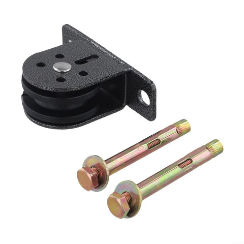 Heavy Duty Fixed Pulley Lifting Sheave With Double Bearing For Silent Wire Rope Lift Up To 600 Pound Load Capacity, bolts included