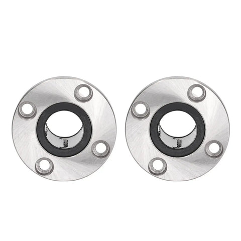 Linear Motion Bearing Flange Ball Set Kit For Equipment And Machines, Low Friction Precision Guide For Digital Coordinate Measuring Equipment, Heavy Duty Steel Material, Reliable Long Lasting Performance, Versatile Use Across Various Machines, two flange bearings