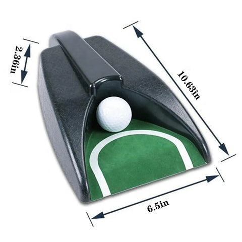 Automatic Golf Putting Cup With Ball Return For Seamless Practice Portable Indoor Outdoor Training Aid Measured Dimensions