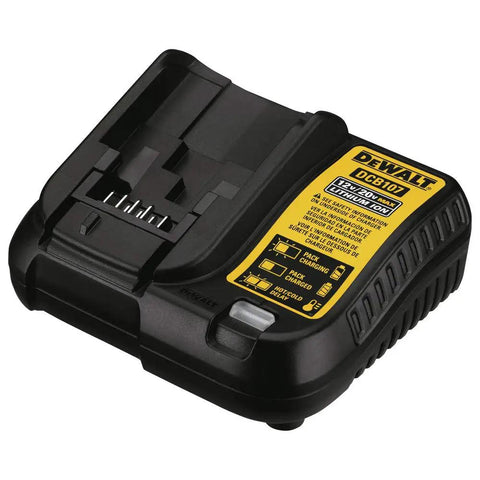 Xtreme 12V Drill Driver Kit With Three Eighths Inch Chuck, cordless power tool battery charger in black with label