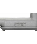 Built Tough 4 Inch Type LB Mogul Conduit Body Made From Heavy Duty Aluminum with threaded fittings for secure cable routes.