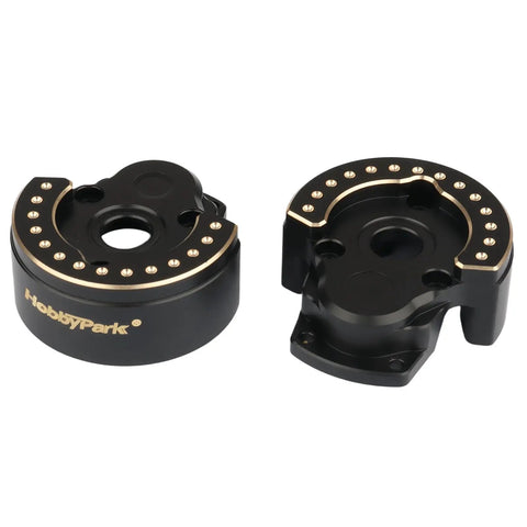 Brass Front and Rear Portal Cover Steering Knuckle Counterweights for Vanquish VS4-10 RC Crawler