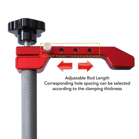 Heavy Duty Aluminum Bench Dog Clamp 20mm With Three Pressure Settings Quick Lever for precise woodworking clamping