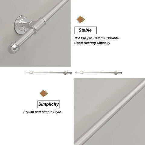 Heavy Duty Wrought Iron Hand Rails For Stairs Indoor Outdoor Galvanized Steel Safety Banister With Rust Proof Coating No Sweat Wall Mount showing stable support and sleek design.