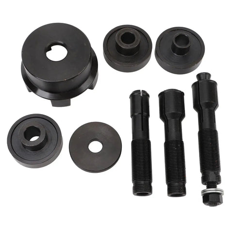 Sweet Ride 14 Piece Heavy Duty Metal Motorcycle Wheel Bearing Puller Tool Kit For Quick Removal And Repair Of 0 75 To 1 Inch Bearings With Tough Carrying Case To Make Your Mechanic Session A Breeze. black metal bearing puller parts set with adapters