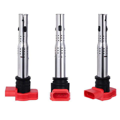 Four Pack 2.0T Ignition Coil Packs For Audi A4 A6 TT CC Passat GTI 2006 to 2016 Replaces 06E905115E 06H905115B UF529 LCWRGS
