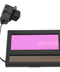 Upgrade Your Welding Game With This Awesome Auto Darkening Solar Powered Lens That Digs Deep Fast, Rocking Din 9 To 13 Shades For Total Eye Protection And Crisp Wide Views Any Time You Hit The Job Site, featuring a solar lens shade and controls.
