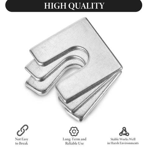 40 Piece Auto Body And Fender Alignment Shim Kit With One Sixteenth Inch And One Eighth Inch Thick Shims, Three Eighth Inch Slot