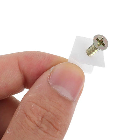 Space Saver 50 Pcs Drawer Support Wedges With Screws For Kitchen Cabinets And Office Desks 45 Degree Angle Metal And Plastic Brackets