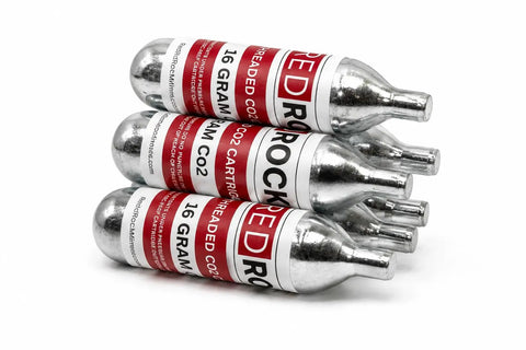 Thirty Pack Of 16 Gram Unthreaded CO2 Blasters To Kick Nasty Buildup Out Of Ac And Hvac Condensate Lines Quick With The Heavy Duty Gallo Cleaning Kit, stacked metal CO2 cartridges.
