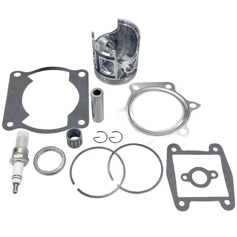 66mm Piston Rings Gasket Needle Bearing Spark Plug Top End Kit For Blaster 200 YFS200 Standard Bore 1988 To 2006 OEM-Grade Replacement 2XJ-11631-01 3JM-11601-10