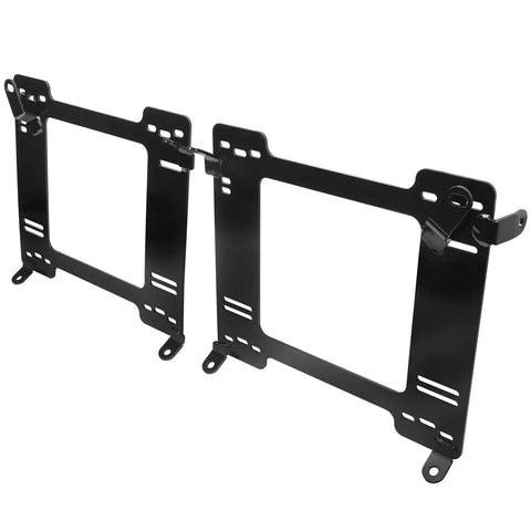 Two Race Car Seat Base Mounting Brackets With Rail Track For Civic EG CX DX EX Integra Beefed Up Heavy Duty Interior Mounting Brackets