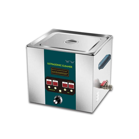 Heavy Duty 11 Liter Ultrasonic Cleaner Featuring 40 80 And 120 Khz Transducers For Vinyl Records Stainless Steel Basin