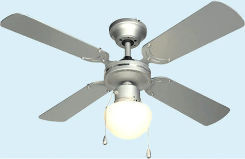 Ceiling fan with Rough Service 100W LED Light Bulb for Garage, Shop, and Ceiling Fans, bright illumination