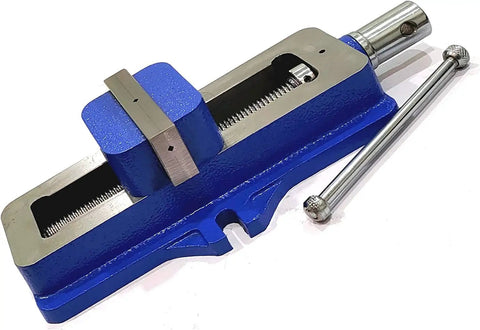 Heavy Duty 4 Inch Self Centering Vise For Lathe And Milling Machines, 100mm Jaw, 110mm Opening, Durable Cast Iron Body