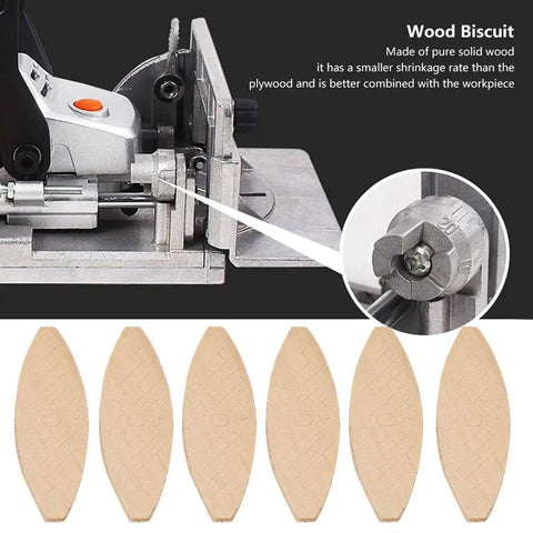 100 Piece Wood Biscuits Kit For DIY Woodworking Joinery Beech Dowel Pins For Tenoning And Splicing Boards After Tenoning Machine
