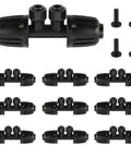 Drip Irrigation Fittings Kit 1/2 Inch To 1/4 Inch Quick Connect With Four Plugs Fits 12/16mm To 4/7mm Tubing Anti Leak Four Way Splitter