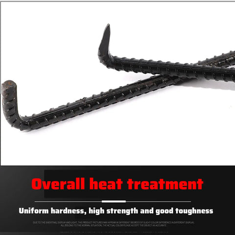 Beefy 18 Inch Long T Shape Lifting Hook With Pointed Head for manholes, storm drains, and septic tanks, made of rebar steel