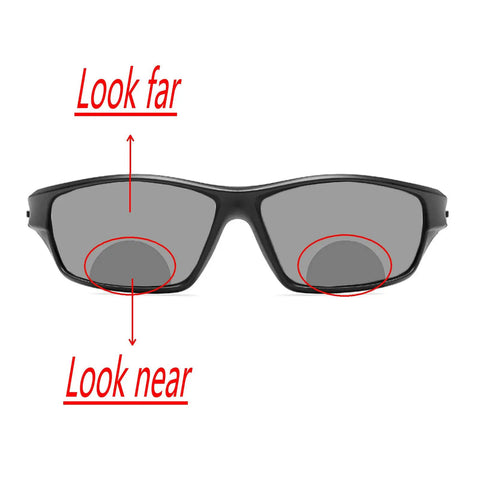 Multifocal Reading Glasses With Photochromic Lenses For Indoor Reading And Outdoor Use Adjustable Frame Black 1.75 Power