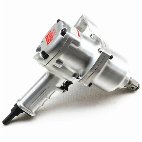 Close-up of 3/4 Inch Pneumatic Impact Wrench Featuring A Gutsy Twin Hammer System, designed for heavy-duty tasks.