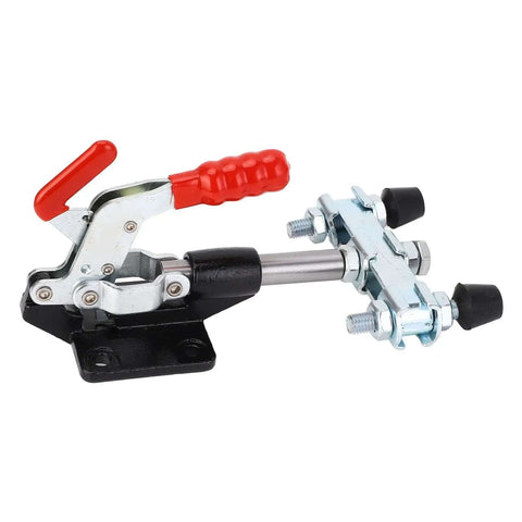 Push Pull Toggle Clamp For Quick On The Fly Fastening In Electronic Assembly And Welding Projects With A Versatile Compact Design Built From High Carbon Steel Durable One Piece