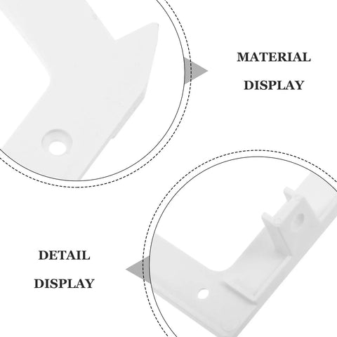 Close-up of Two Pack Shoe Drawer Cabinet Hinges with Flip Frame Mechanism for Single Layer Shoe Rack Storage Easy Access Cabinet Hardware