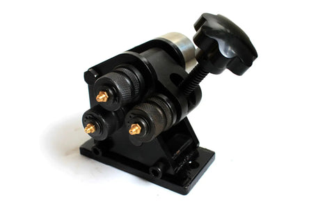 Manual Ring Roller PR3 Planetary Bender With 3 Rollers And 2 Driven Rollers Heavy Duty Metal Bending Tool, side view