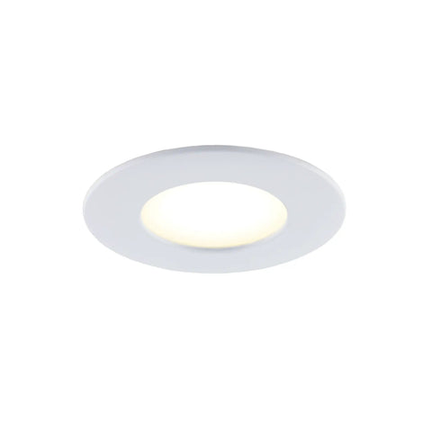 Slim Disk Colors Smart Home WiFi RGB LED Recessed Fixture Kit 4 Pack With Tunable White And Color Dimmable Alexa And Google Assistant White