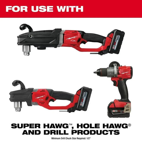 9 Piece Hole Saw Kit With Carbide Teeth Compatible With Milwaukee 49569295 For Cutting Wood Nails Shingles Concrete Includes Arbor And Pilot Bits Inside Compact Organizer Case, drill use
