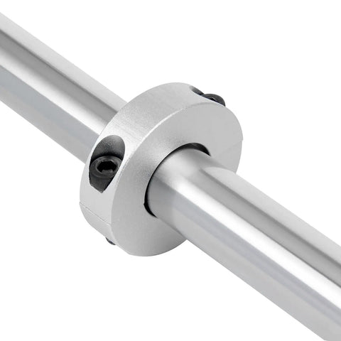 Pack Of Four 12mm Split Shaft Collars Aluminum Alloy Two Piece Clamping Collar 30mm Outer Diameter 10mm Thickness With M4 Set Screws