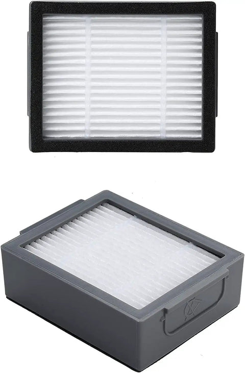 HEPA filters from Must Have Roomba Replacement Parts Kit Compatible With I7 I7 Plus I3 I4 I6 I8 And J7 Series Vacuum Cleaners.