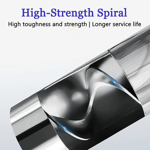 Detail of Portable Grain Conveyor Auger's high-strength spiral with heavy duty screw feeder for hauling loads efficiently.